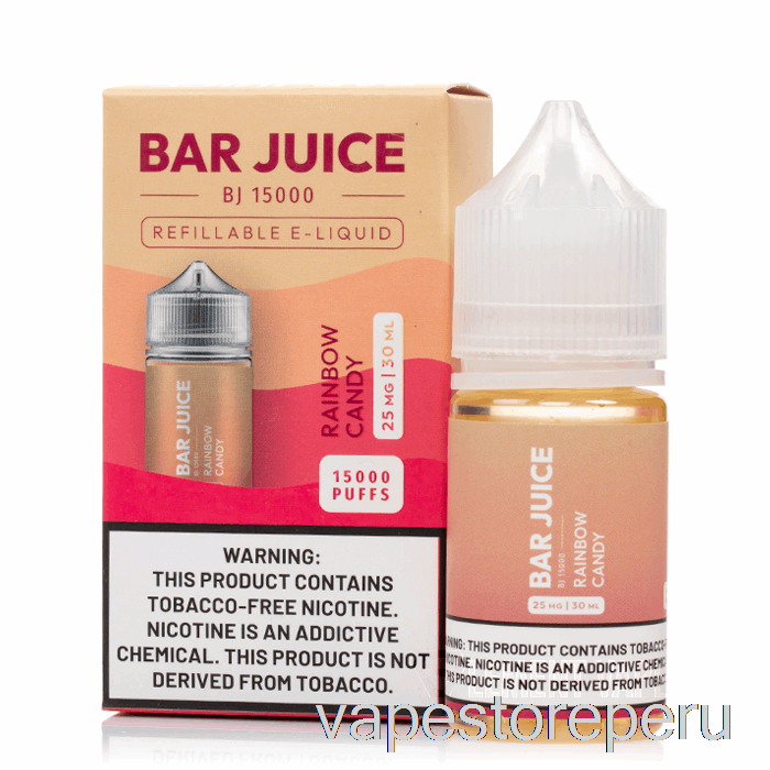 Vape Smoke Rainbow Candy - Jugo De Barra - 30ml 50mg